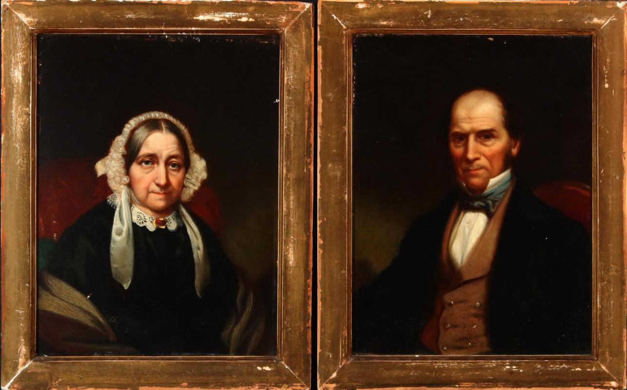 A PAIR OF 19TH CENTURY BRITISH SCHOOL PORTRAITS