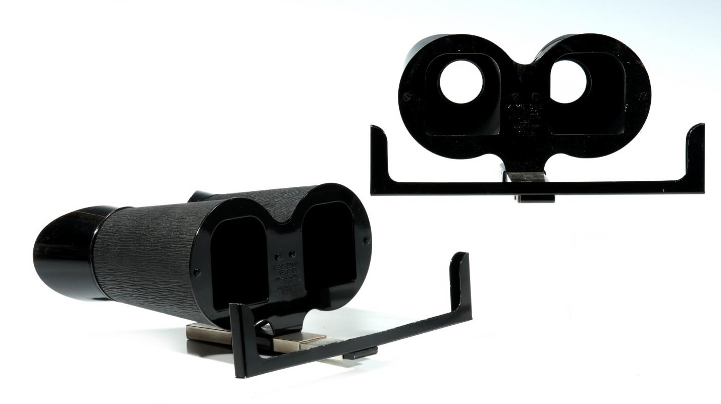 TWO KEYSTONE STEREOSCOPES