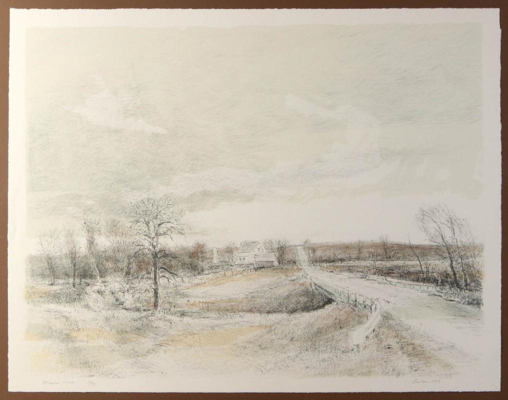 ROBERT SUDLOW (1920-2010) PENCIL SIGNED LITHOGRAPH