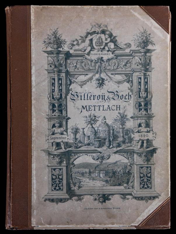 AN ORIGINAL 1891 VILLEROY & BOCH METTLACH TRADE CATALOG
