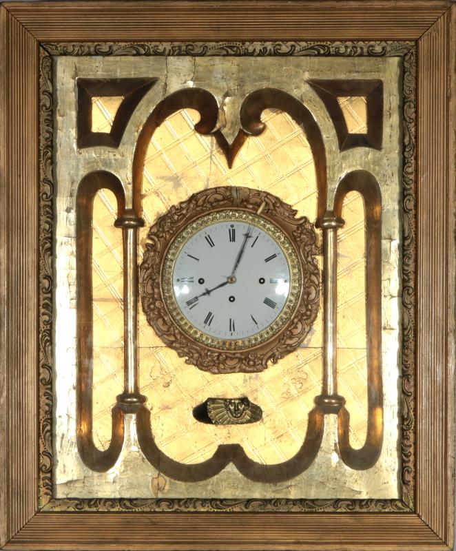 AN EARLY 19THC. GRAND SONNERIE PICTURE FRAME CLOCK