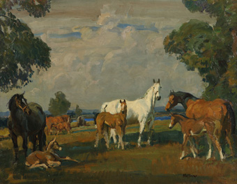 Frank Hoffman(1888�1958) - Taos Pastures