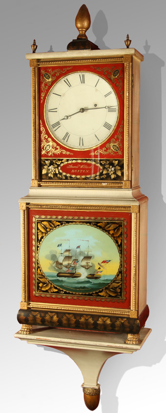 Rare Aaron Willard Bride's Clock