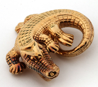 Figural Gold Brooches