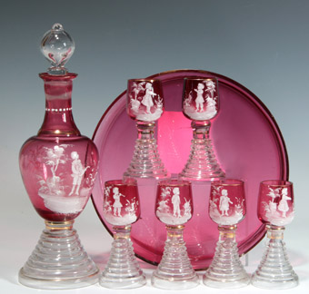 Mary Gregory Glass Collection