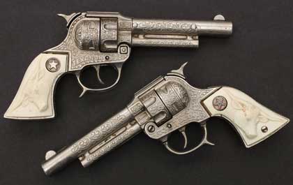 Hubley Texan Jr. Cap Pistols