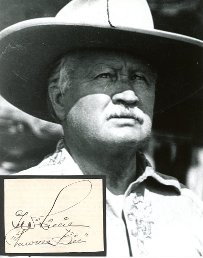Pawnee Bill Autograph and Image