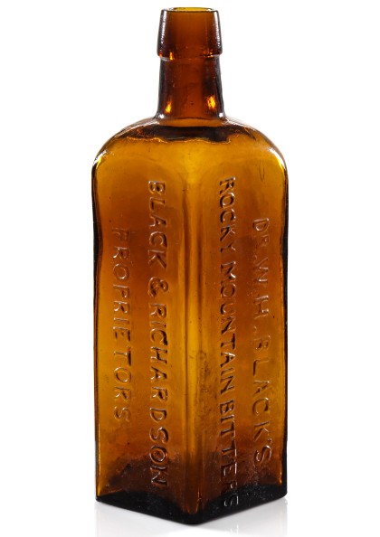 A Very Rare Dr. Black's Rocky Mountain Bitters Bottle