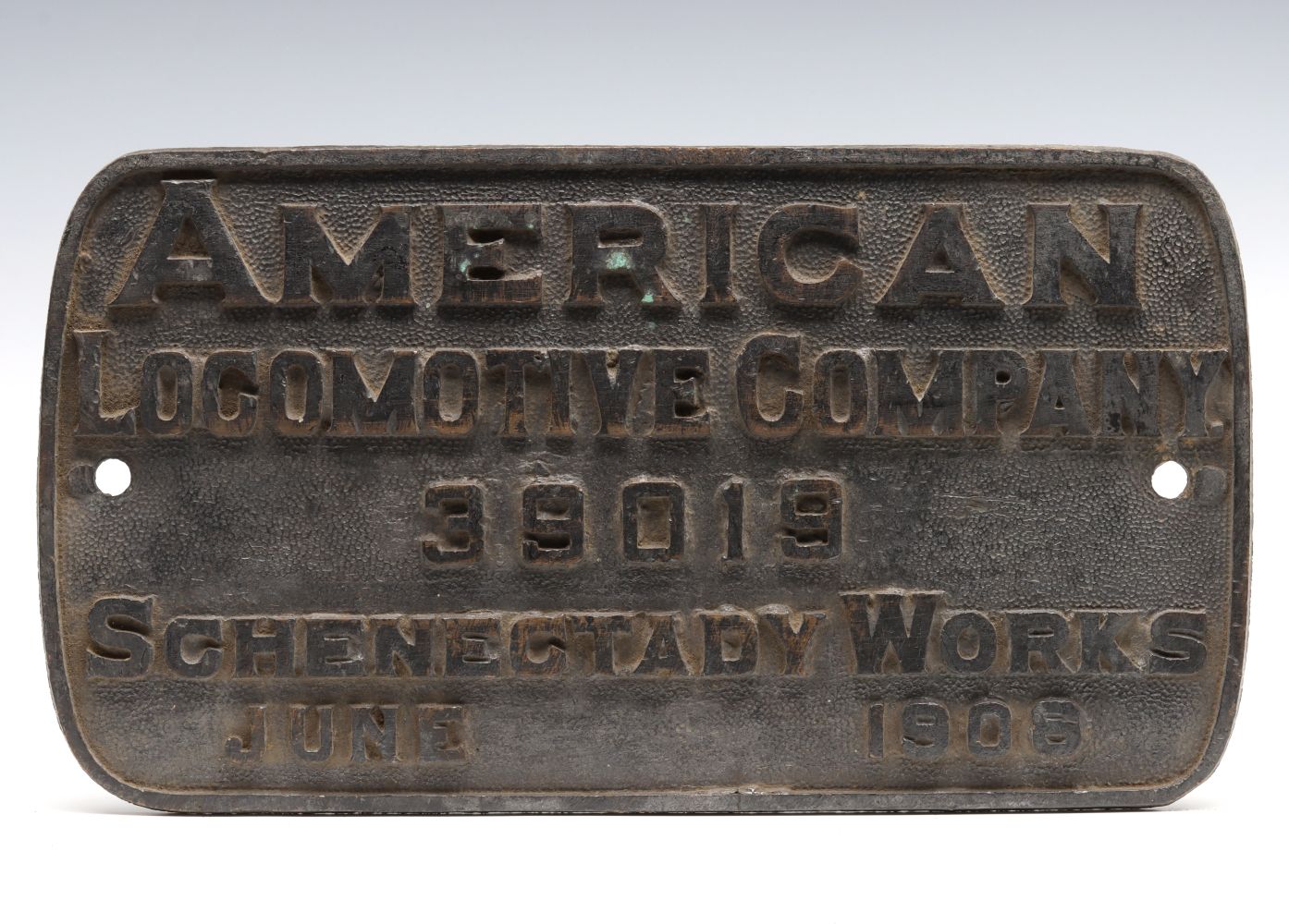 AMERICAN LOCOMOTIVE CO BUILDER'S PLATE FOR D&RG 1137