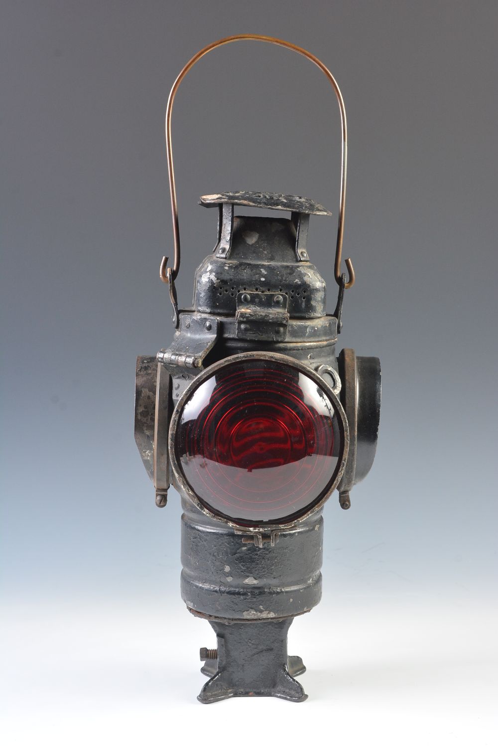 A BURLINGTON ROUTE SWITCH LAMP MADE BY ADLAKE