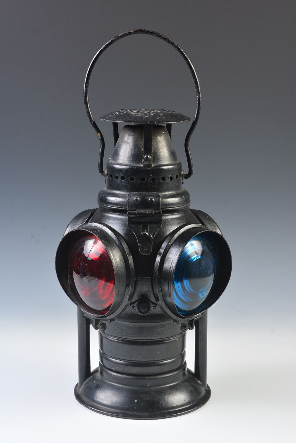 A NICE, CLEAN ADLAKE FORK MOUNT BELLBOTTOM SWITCH LAMP