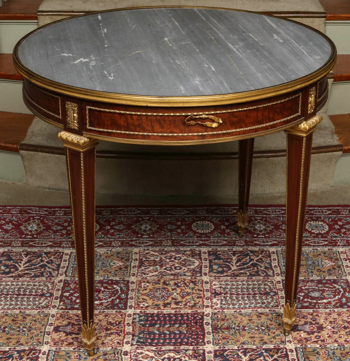 A VERY FINE FRENCH TABLE IN POOR CONDITION