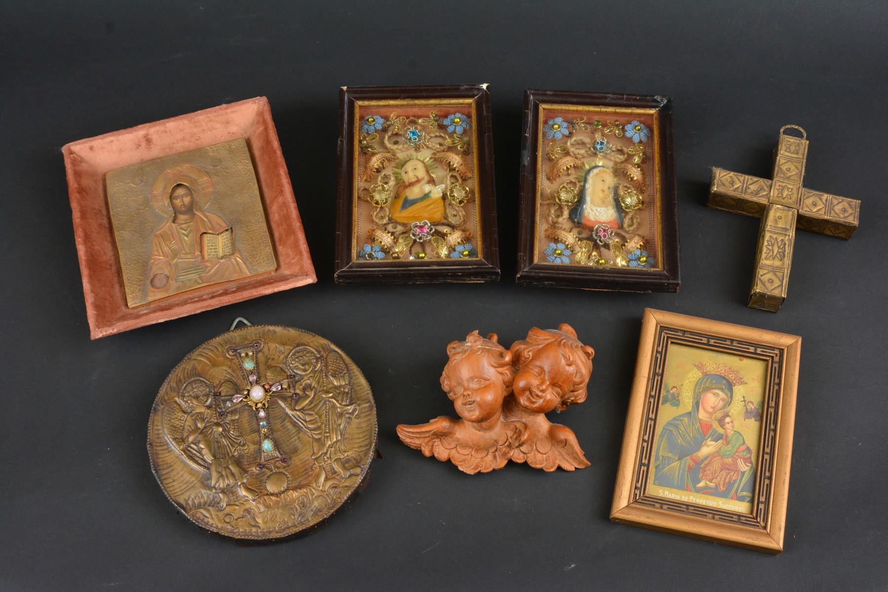 A COLLECTION OF SMALL ECCLESIASTICAL OBJECTS