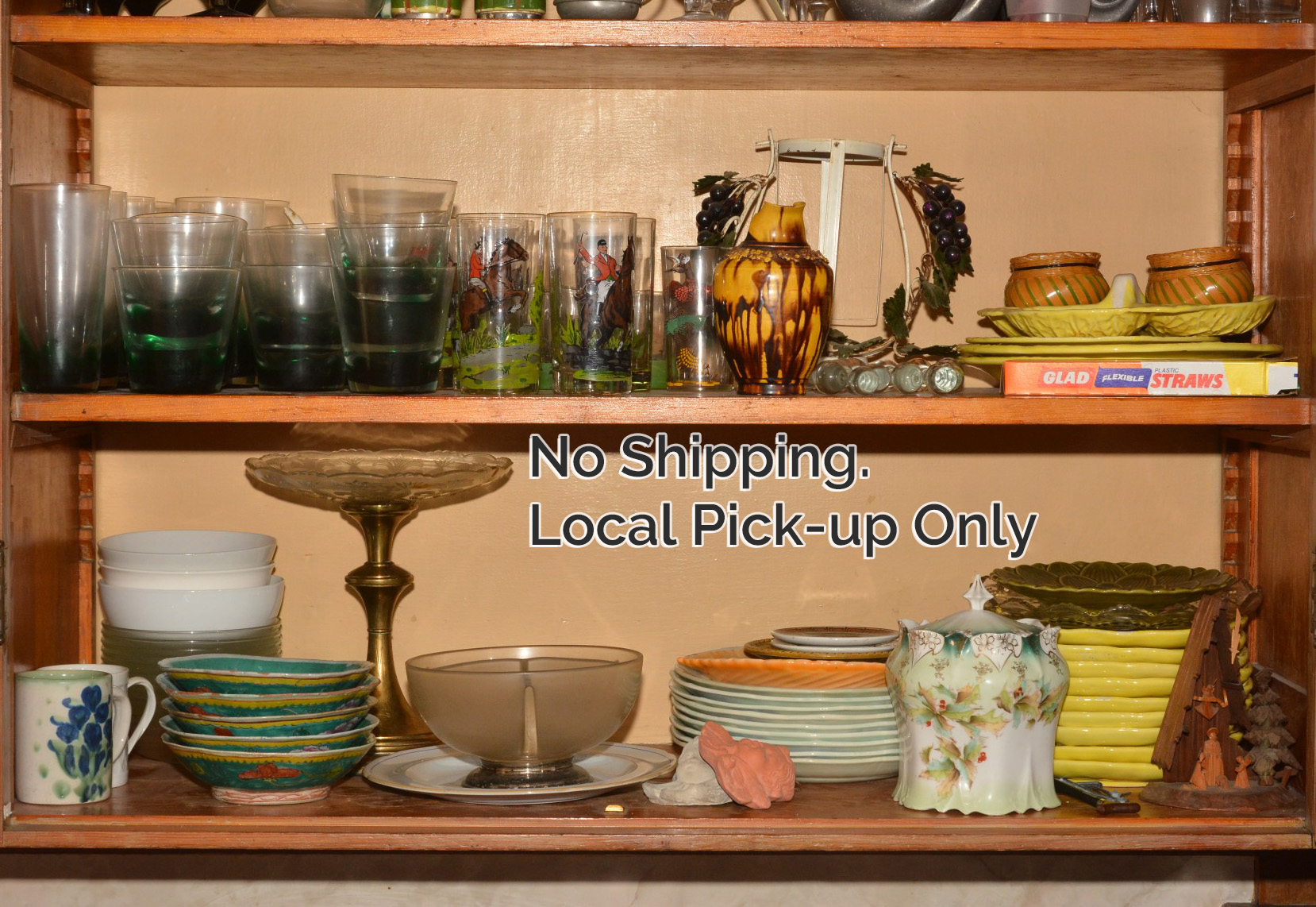 SHELVES FULL. NO SHIPPING. CLICK FOR MORE IMAGES