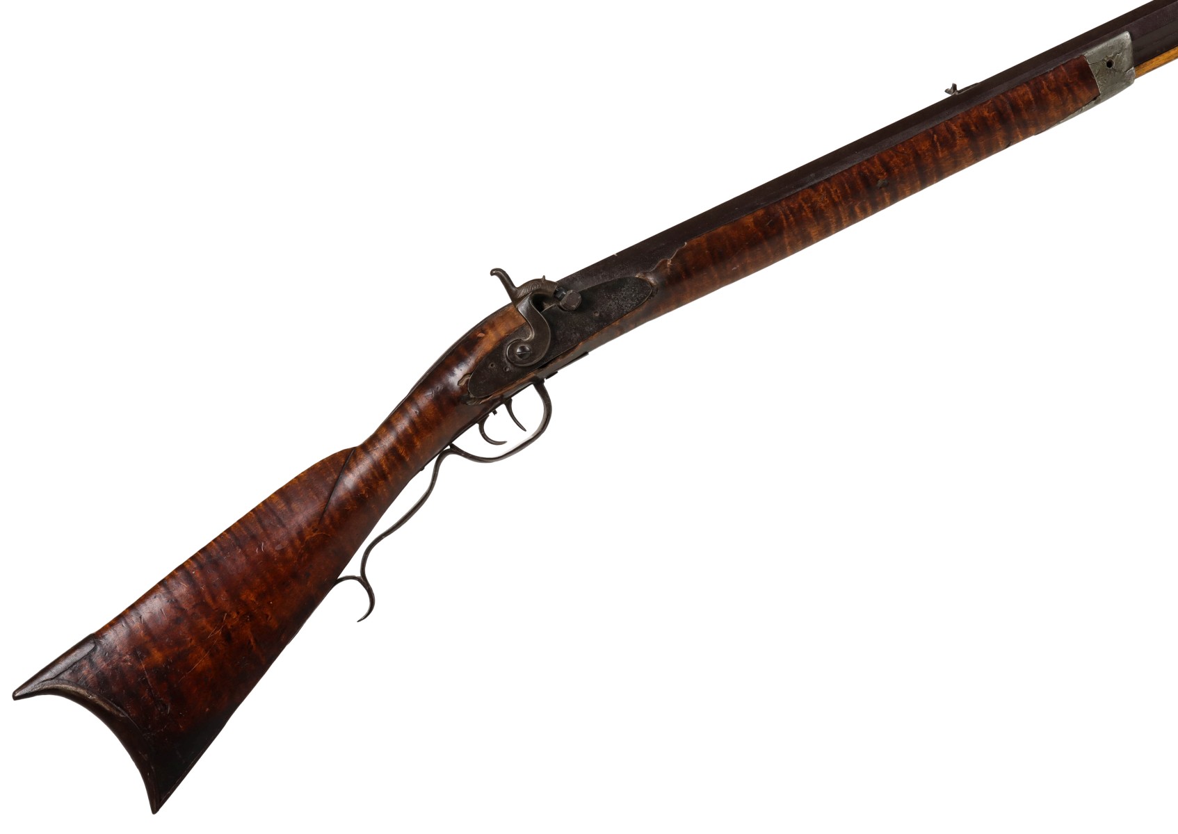 A 19TH CENTURY 'KENTUCKY' PERCUSSION TARGET RIFLE