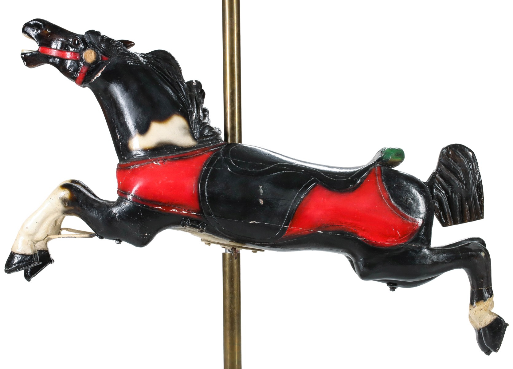 A PARKER OUTER ROW STARGAZING CAROUSEL HORSE C. 1920