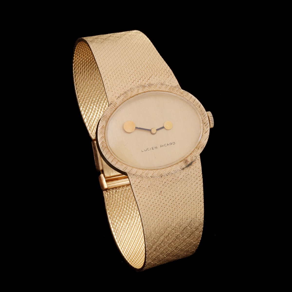 A MODERNIST LADIES WATCH SIGNED LUCIEN 'PICARD'