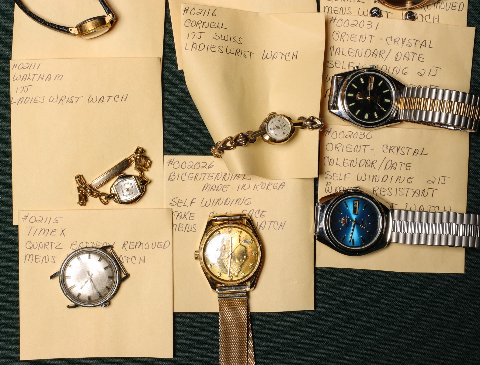 LOT OF 76 MEN'S AND WOMEN'S VINTAGE WATCHES