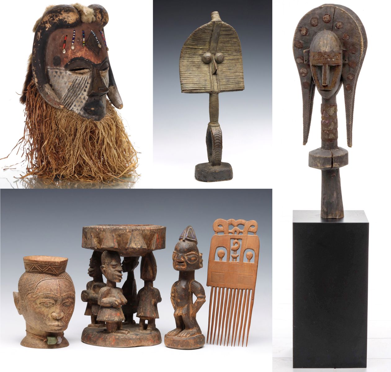 A COLLECTION OF GOOD AFRICAN CARVINGS