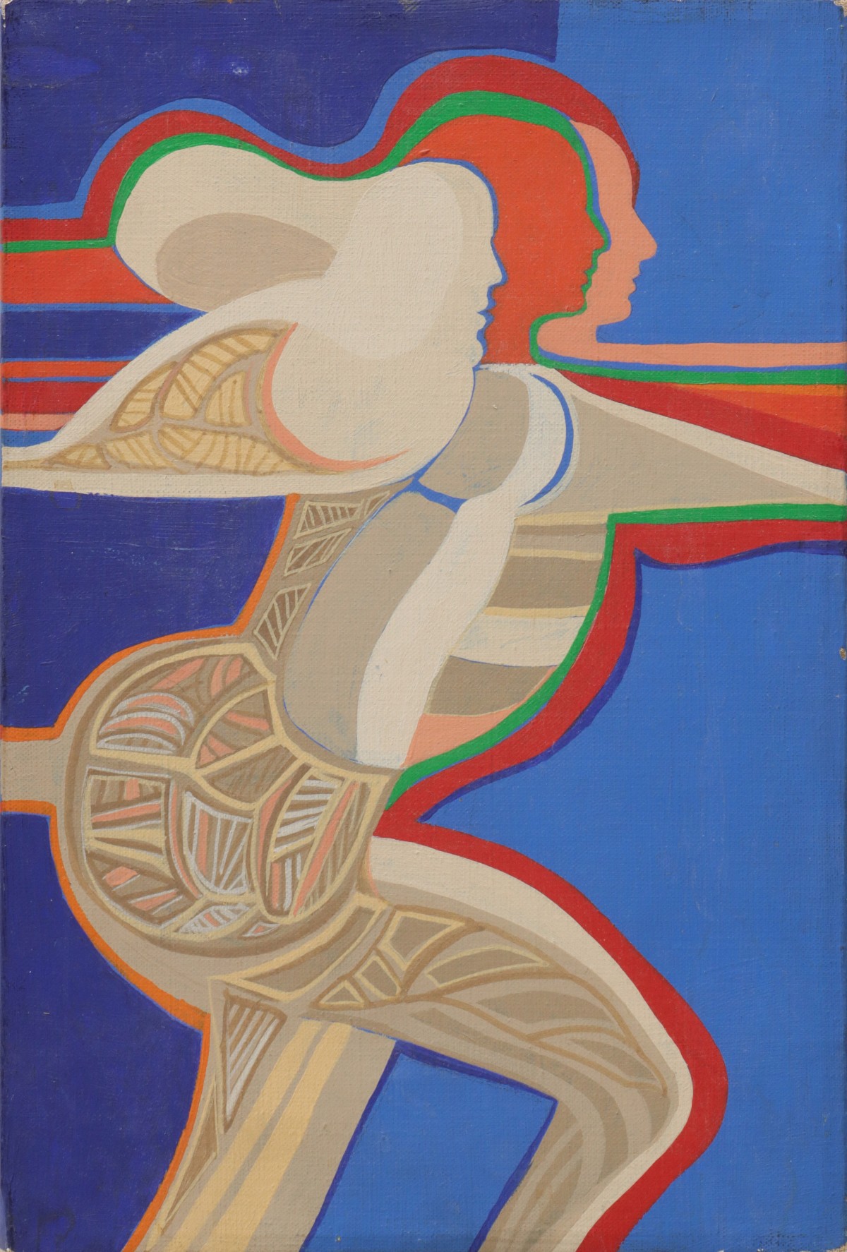 ARNOLD BELKIN (1930-1992) ACRYLIC ON CANVAS