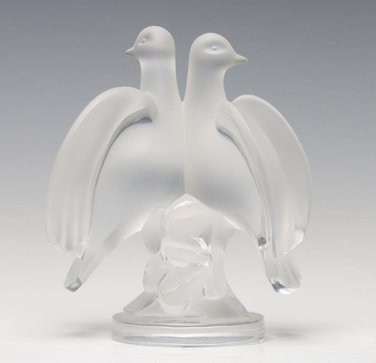 LALIQUE 'ARIANE' FRENCH CRYSTAL FIGURE GROUP