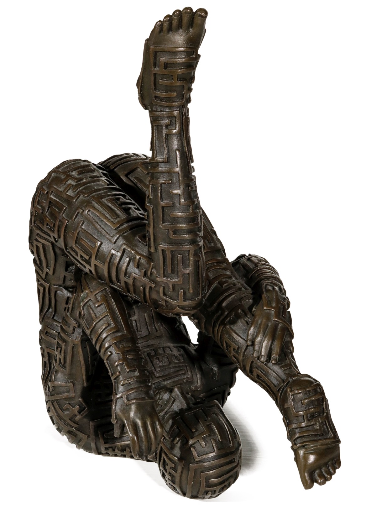 A LATE 20TH CENTURY BRONZE FIGURE