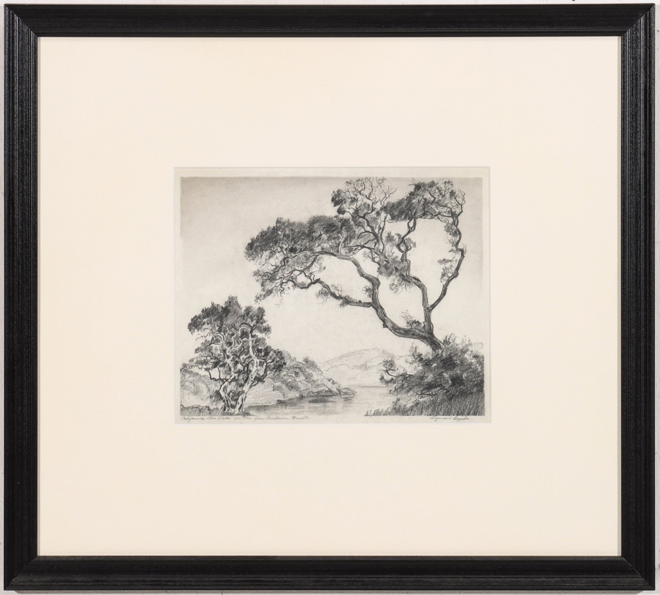 LYMAN BYXBE (1886-1980) GRAPHITE DRAWING ON PAPER