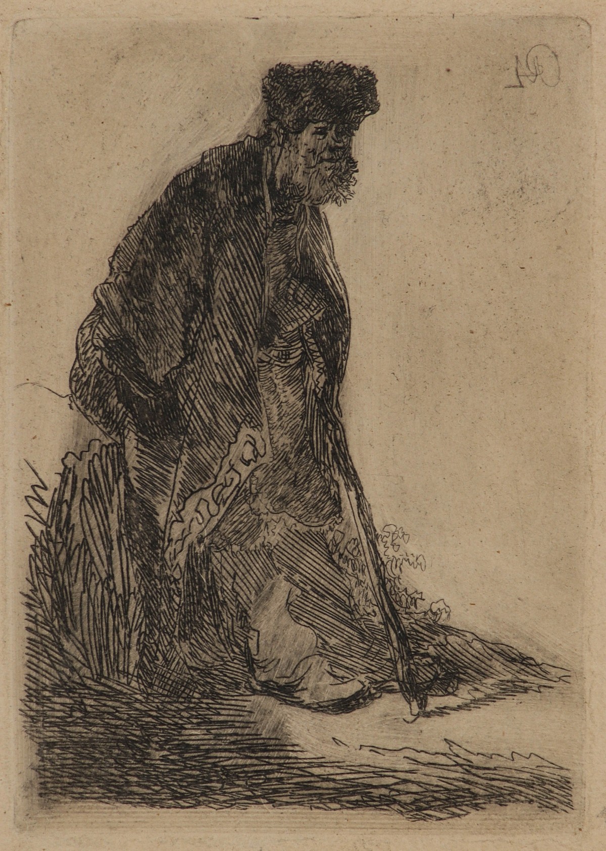 AFTER REMBRANDT VAN RIJN, GEAN RECUEIL ETCHING C. 1810