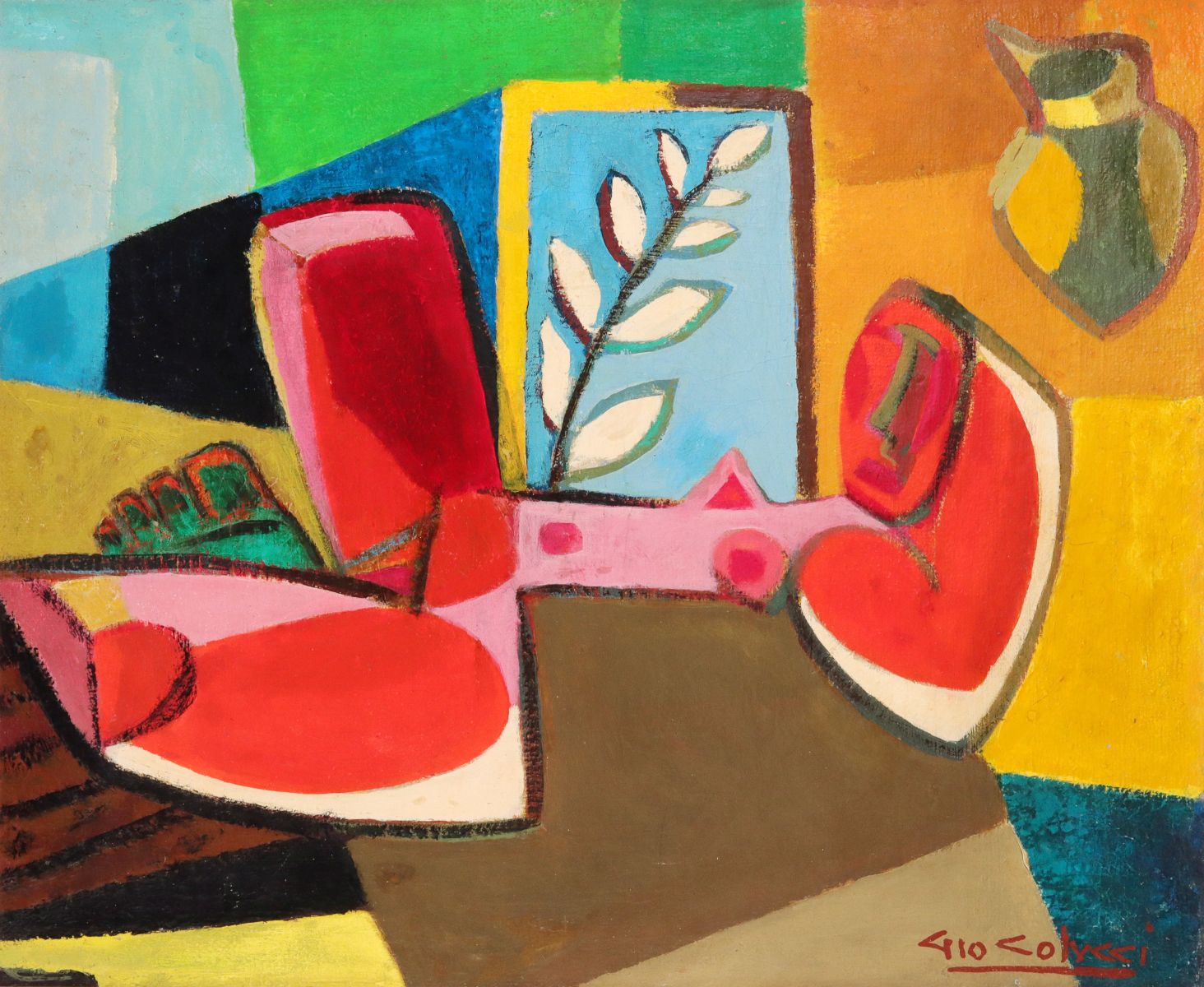 GIO COLUCCI (1892-1974) OIL ON CANVAS