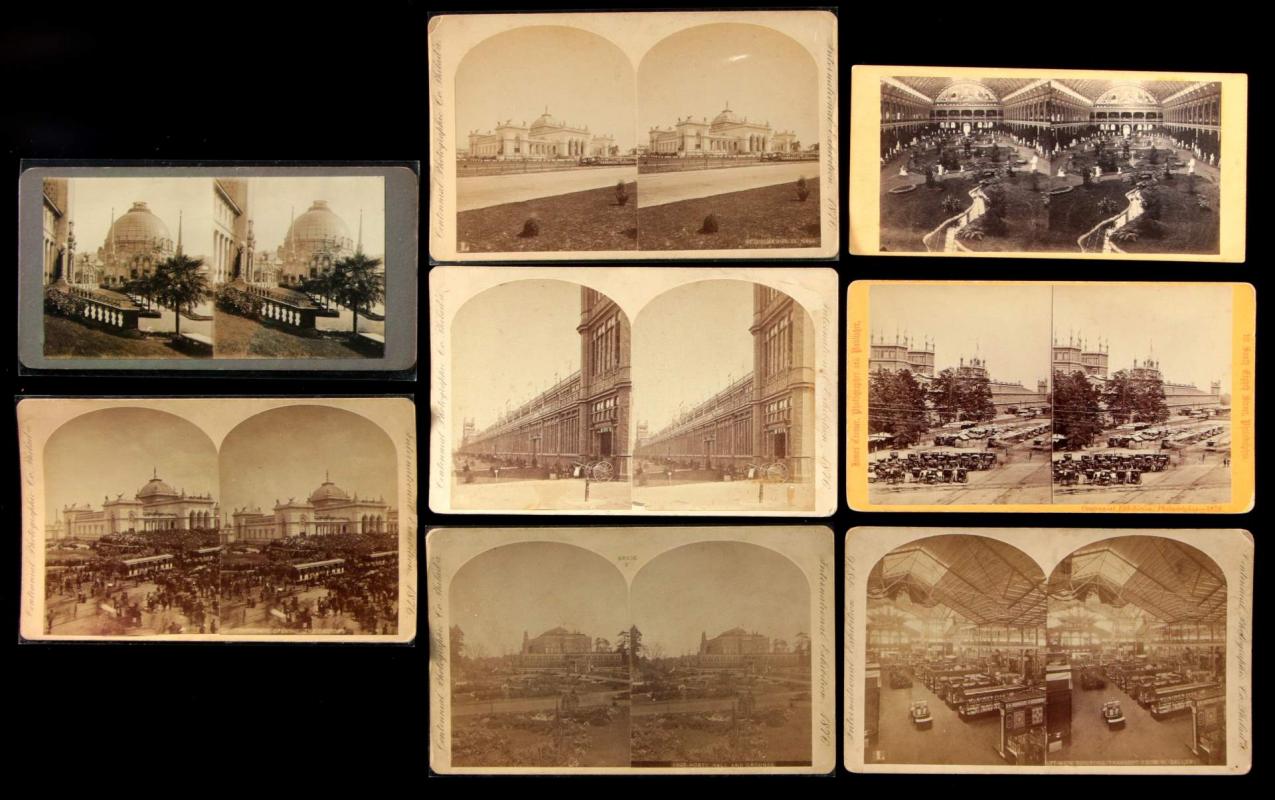 THIRTY-FOUR STEREOVIEWS OF EXHIBITIONS AND FAIRS